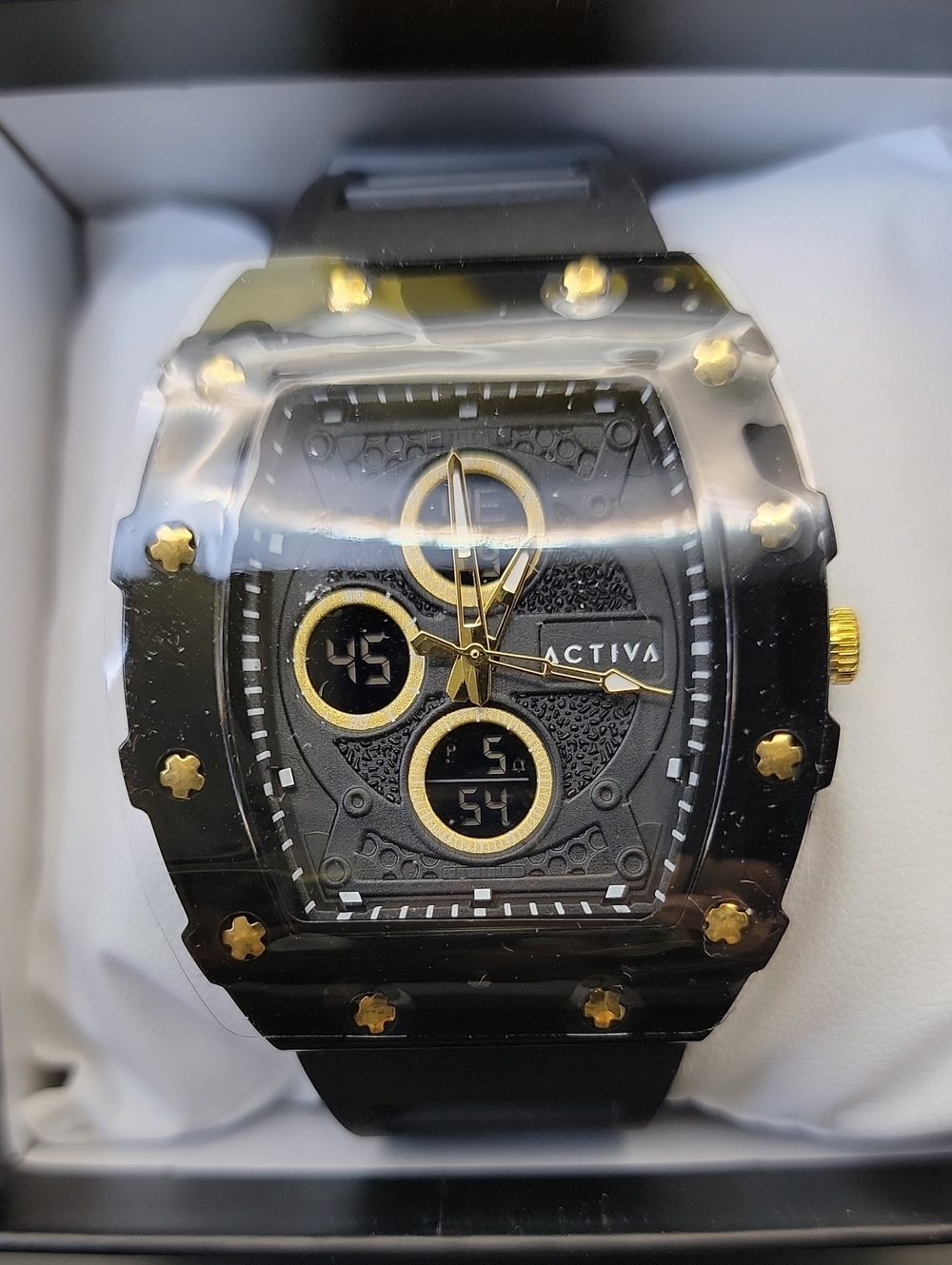 NEW Activa X Invicta Digital Essentials Men's Watch - 42.8mm, Black ACW2605-004